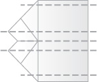 Step 11: Fold along the dotted lines to give you the form shown head  - Sabretooth Paper Airplane